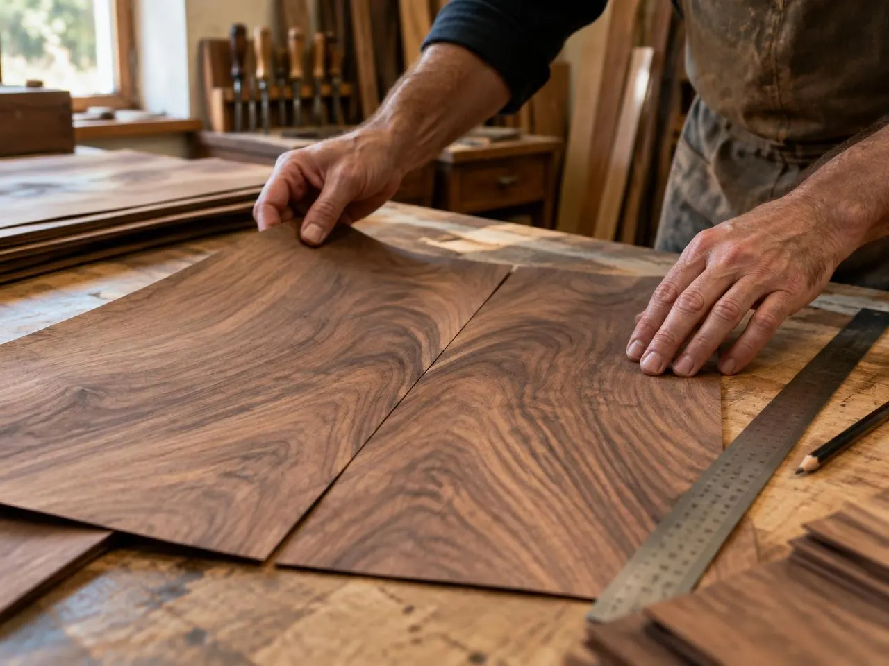 Selección de chapa de madera